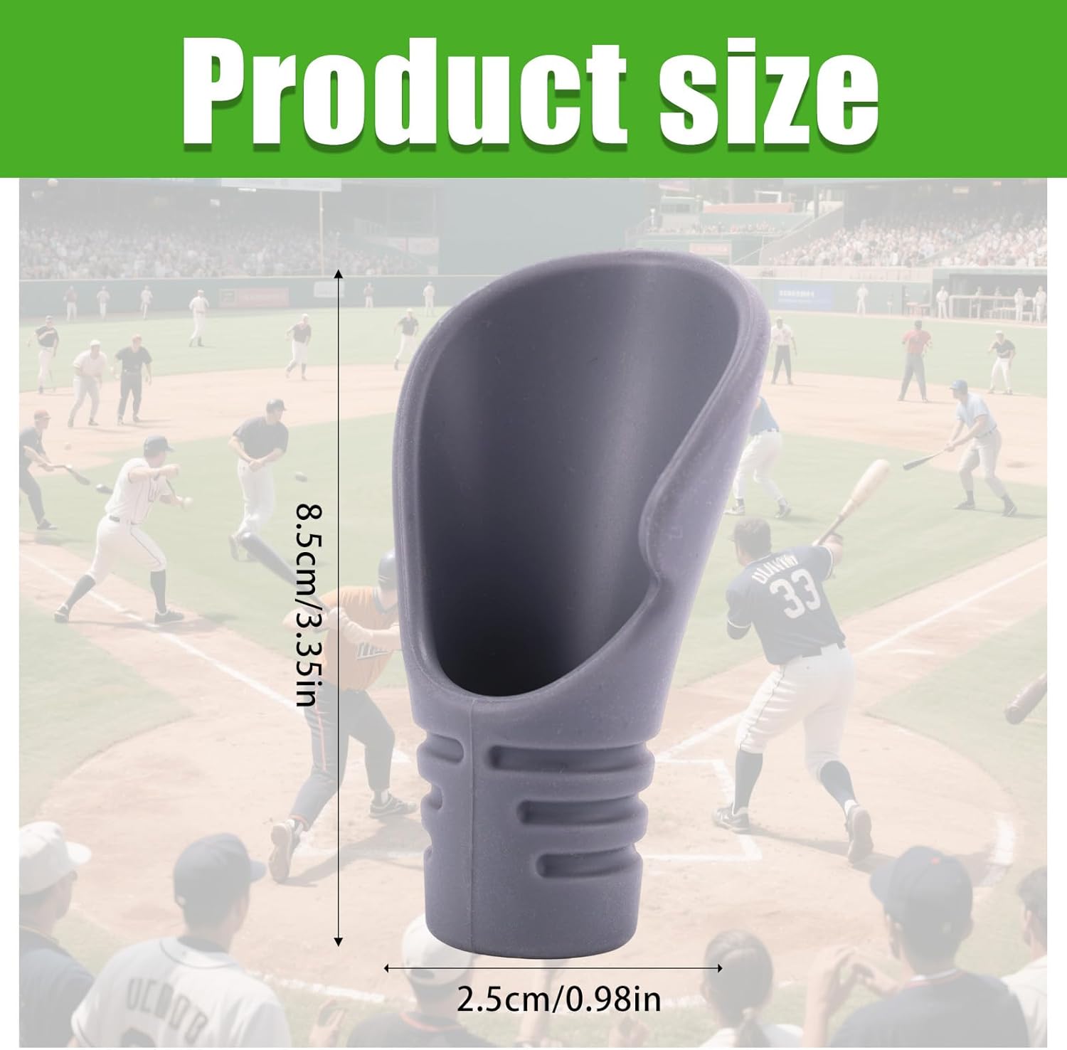 Catchers Thumb Guard for Youth & Children, Silicone Baseball Batting Softball Thumb Protector Protective Shield Catcher Training Gear Left/Right Hand Compatible Hand Injury Prevention(Medium) - Image 2