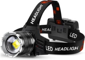 AKNEAR LED Rechargeable Headlamp 99...