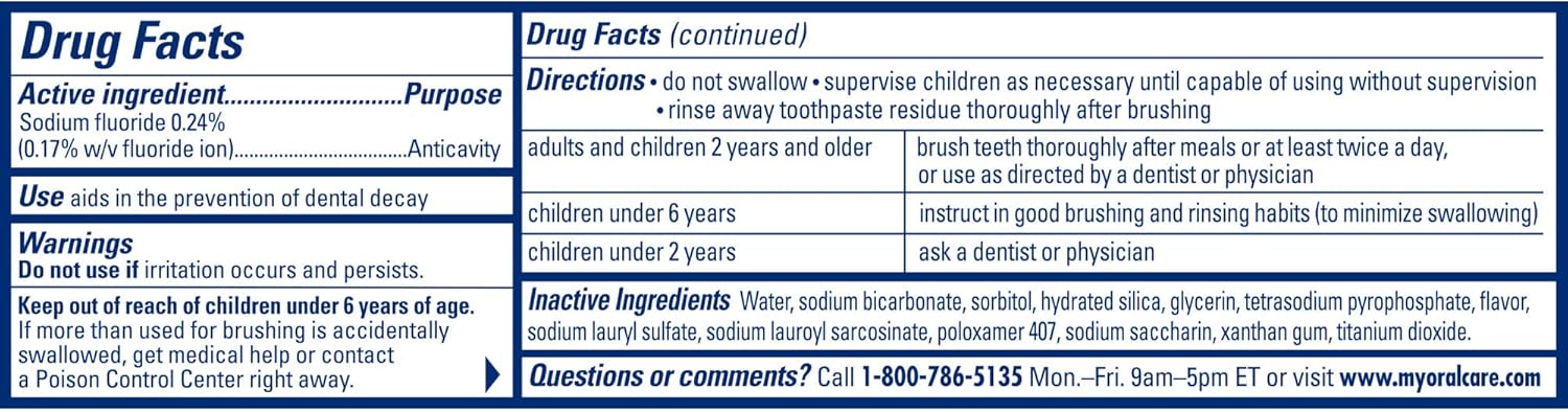 ARM & HAMMER Complete Care Toothpaste, Teeth Whitening Toothpaste, Fluoride, Whole Mouth Protection, Fresh Mint Flavor, 6.0 oz (Pack of 1) - Image 8