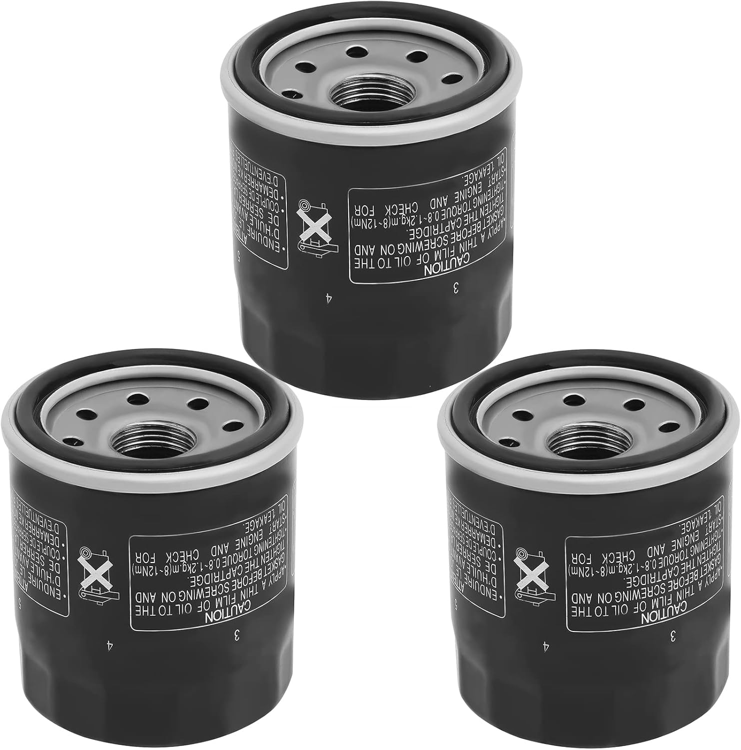 3pcs Oil Filter 2520799 3084963 Replacement for Polaris Sportsman 500 450 400 335;Ranger 400 500;Trail Boss 330;Trailblazer 330;Scrambler 500;Magnum 325 330 425 500; Xplorer 400 500; Xpedition 325 425