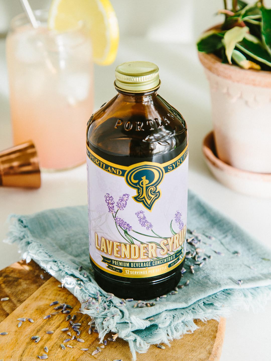 Portland Syrups Lavender Syrup - Premium Beverage Concentrate for Delicious Cocktails, Tea, Soda, Coffee Drinks, Baking, and More - 12 oz with 24 Servings (Pack of 1) - Image 7