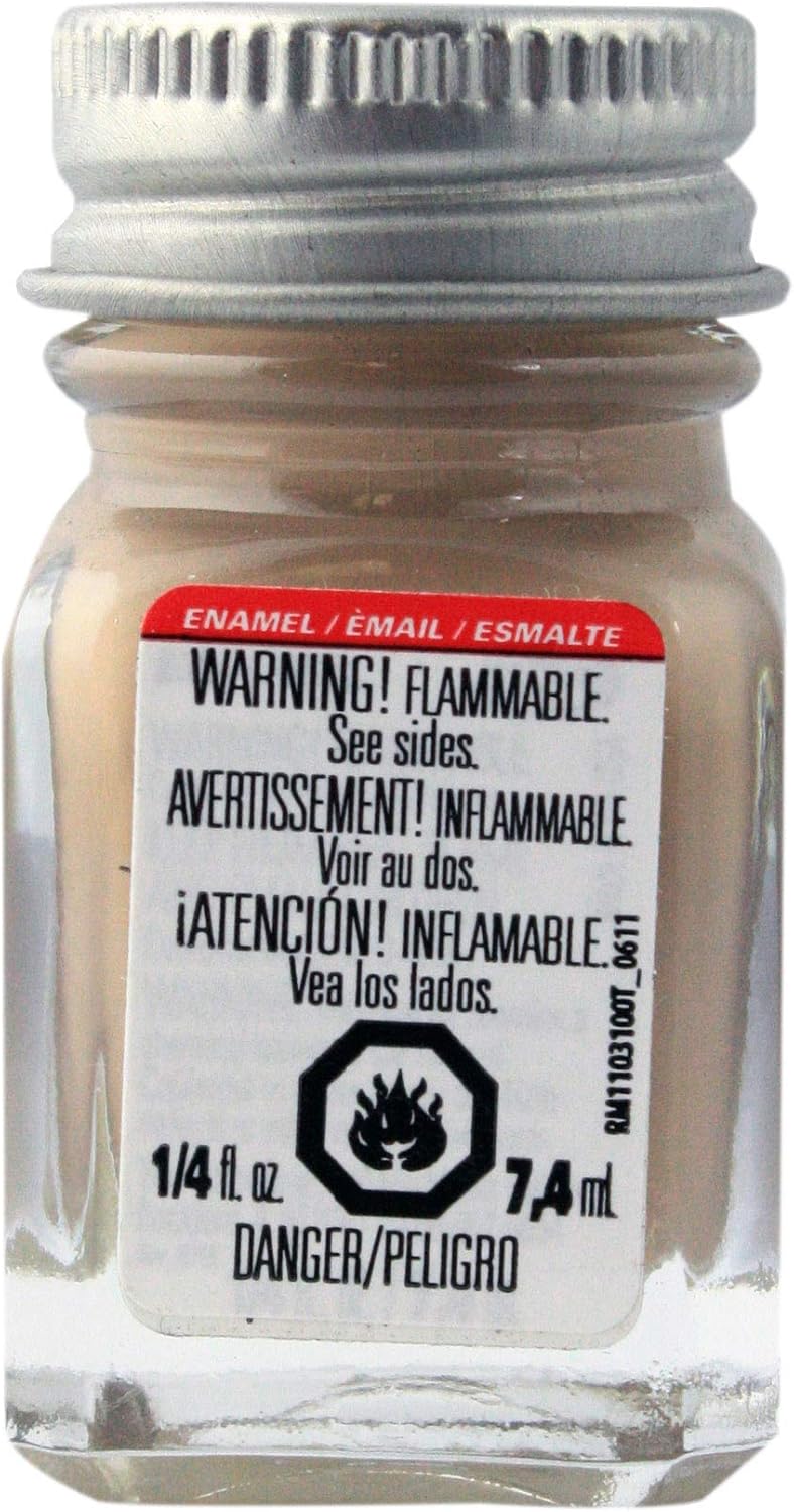 Testors 11TT-1167 Enamel Paint Open Stock, .25-Ounce, Flat Dessert Tan