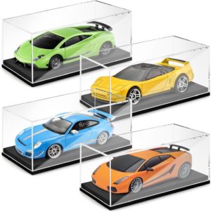 Hooqict 4 Pack 1/64 Display Case Cl...
