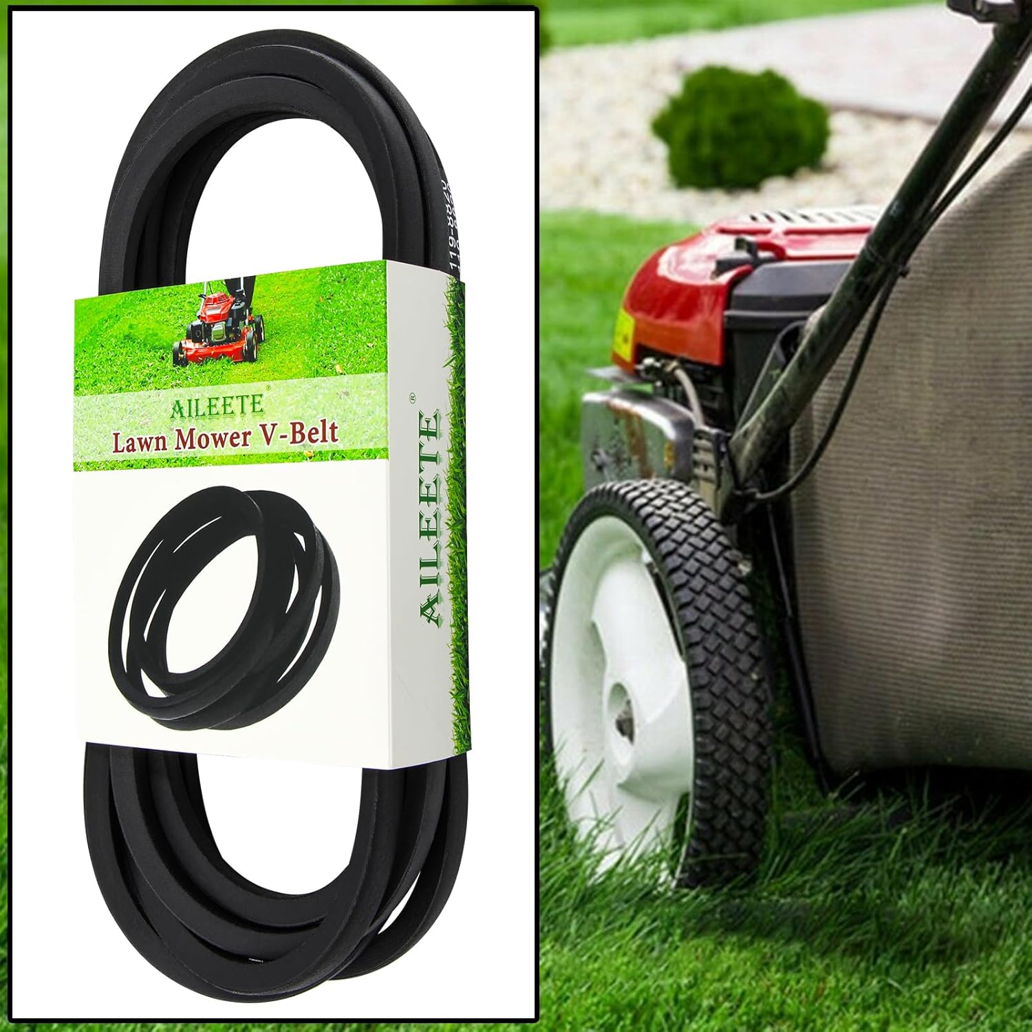 119-8820 Deck Belt 1/2" x 141-1/2" for Toro TimeCutter 50 inch Deck Belt SS5000, SS5060, MX5060 Zero Turn Riding Mower, Replaces 119-8820 Toro Belt, Exmark 119-8820-SL Belt - Image 5