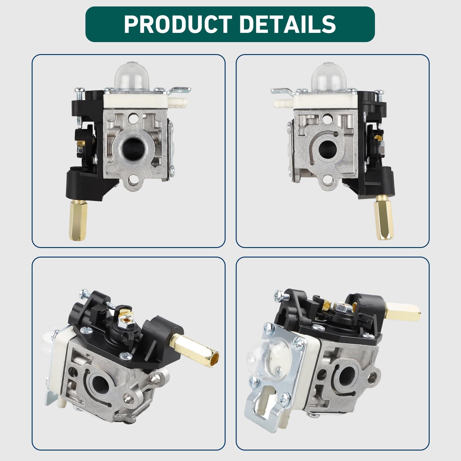 Carburetor For ECHO SRM 210 SRM-230 SRM211 GT200 HC150 HC151 PE200 PE201 PPF210 PPF211 Trimmer Brushcutter With Fuel Maintenance Kit Spark Plug HUZTL - Image 7