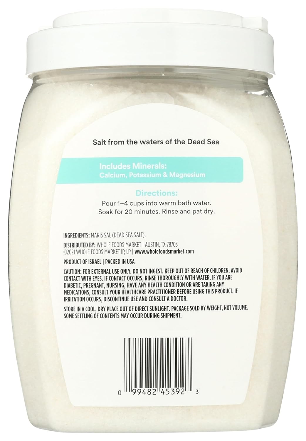 365 by Whole Foods Market, Premium Dead Sea Salt, 5 Pound - Image 2