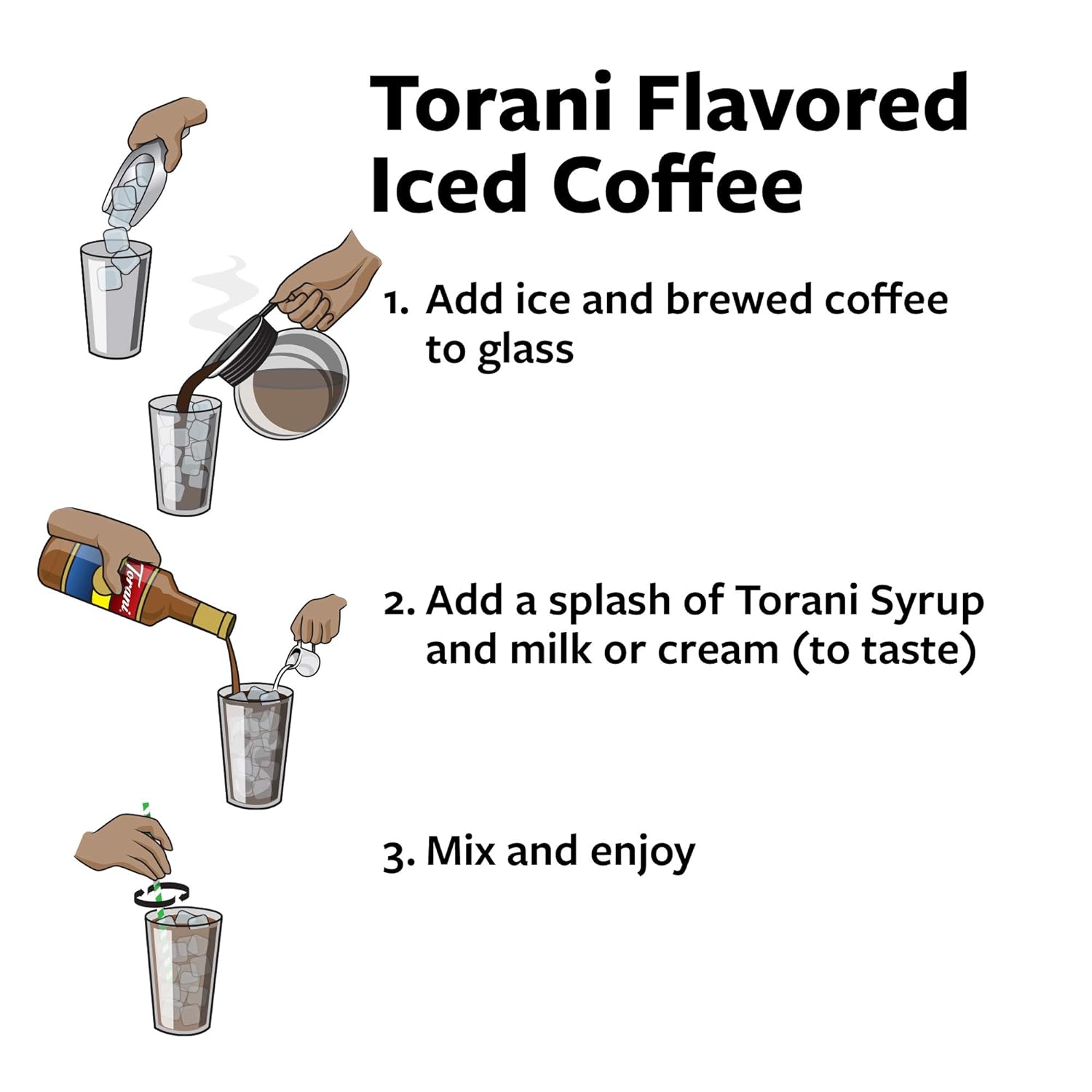 Torani Sugar Free Sweetener Syrup, 25.4 fl oz (Pack of 4) - Image 6