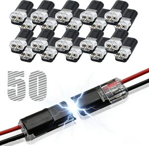 50pcs Double Wire Plug in Connector...