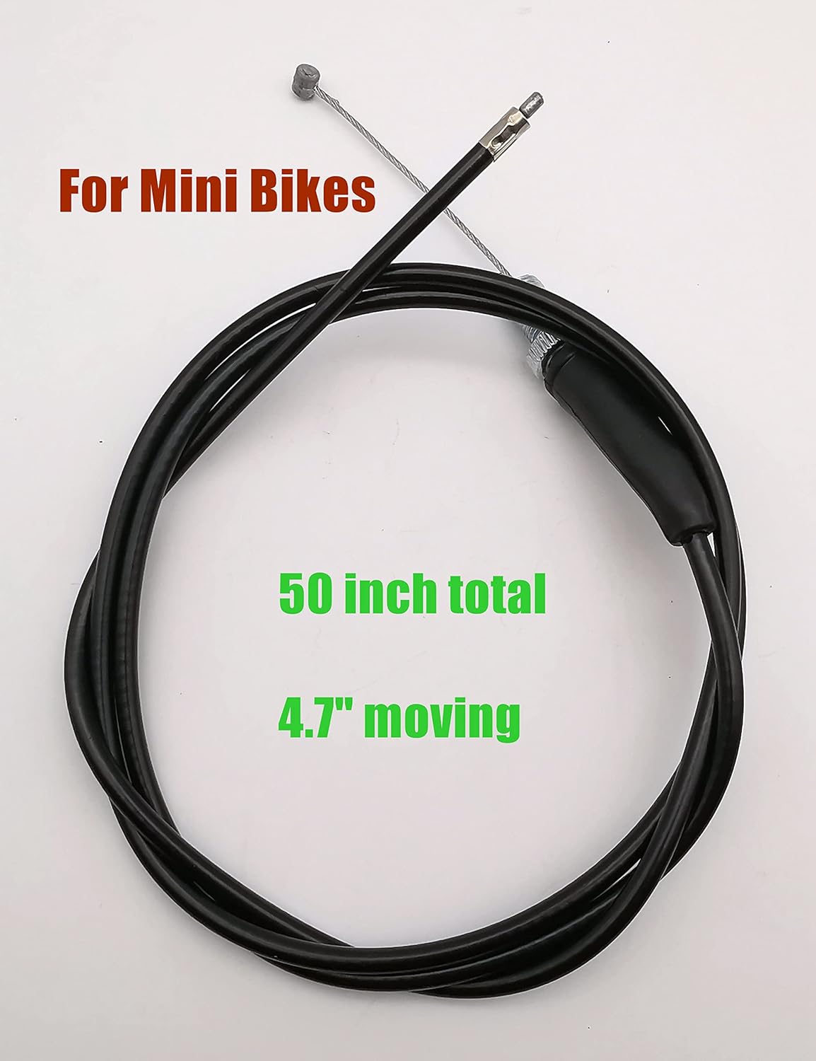 YAMAKATO Stainless 50 Inch Mini Bike Throttle Cable for Predator 212 CT200U Baja MB165 196cc MB200 200 cc Heat Warrior MOTOVOX MBX10 MBX11 GX160 GX200 Pit Dirt Bike Parts - Image 3