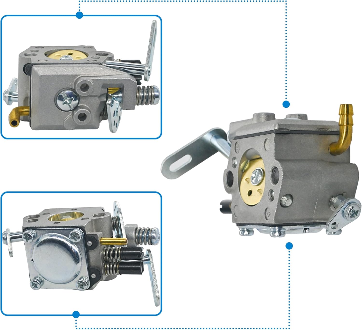Mac 3200 Carburetor Replacement for McCulloch Chainsaw 3516 Parts 3205 3210 32cc 35cc 38cc Engine CS6MHO35UB24RA 9287-310001 Carb Kit with Air Filter Fuel Filter Spark Plug - Image 3