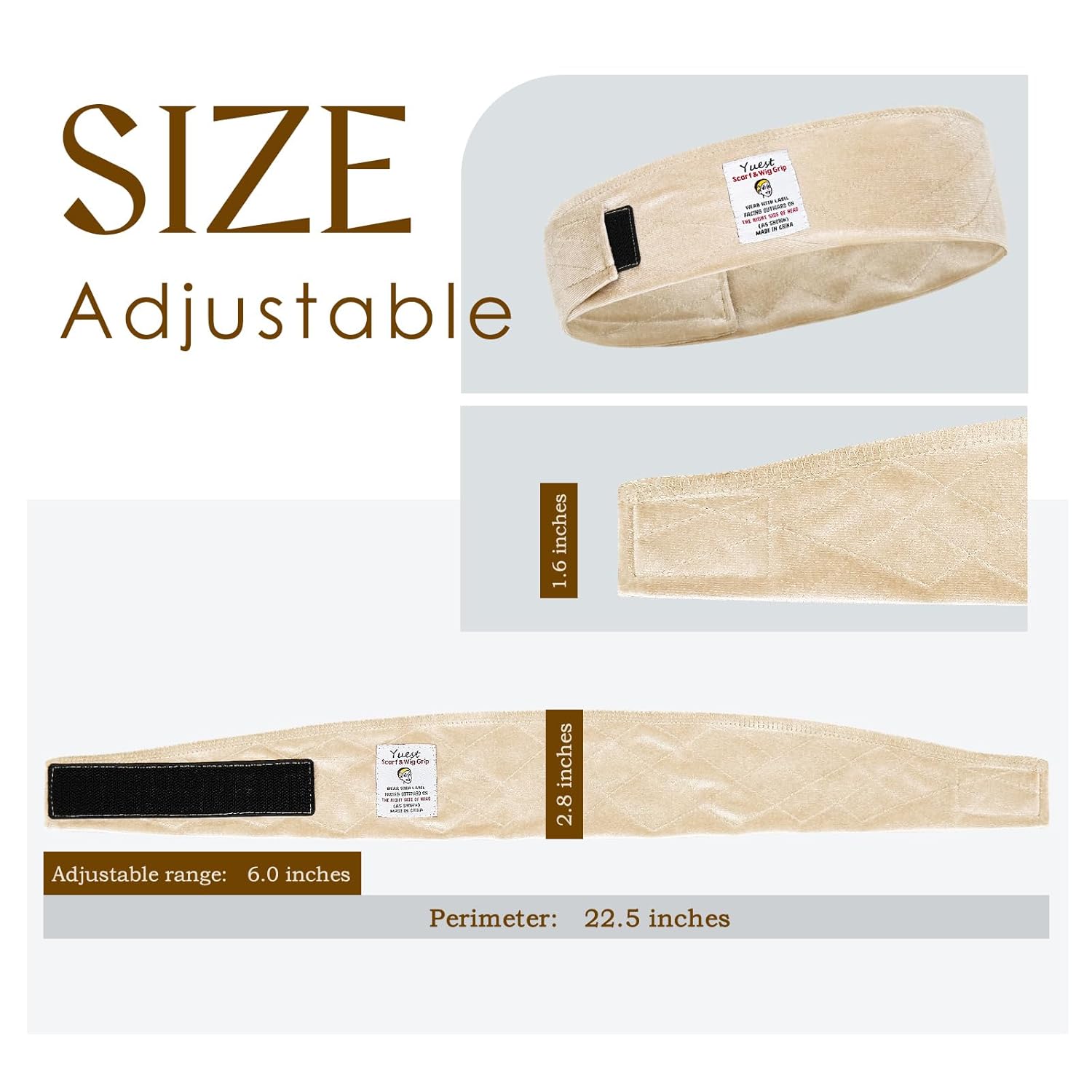 Wig Grip Band for Lace Front Headband Keeping Wigs in Place Wig Accessories Head Band Strap Gripper to Secure - Image 3
