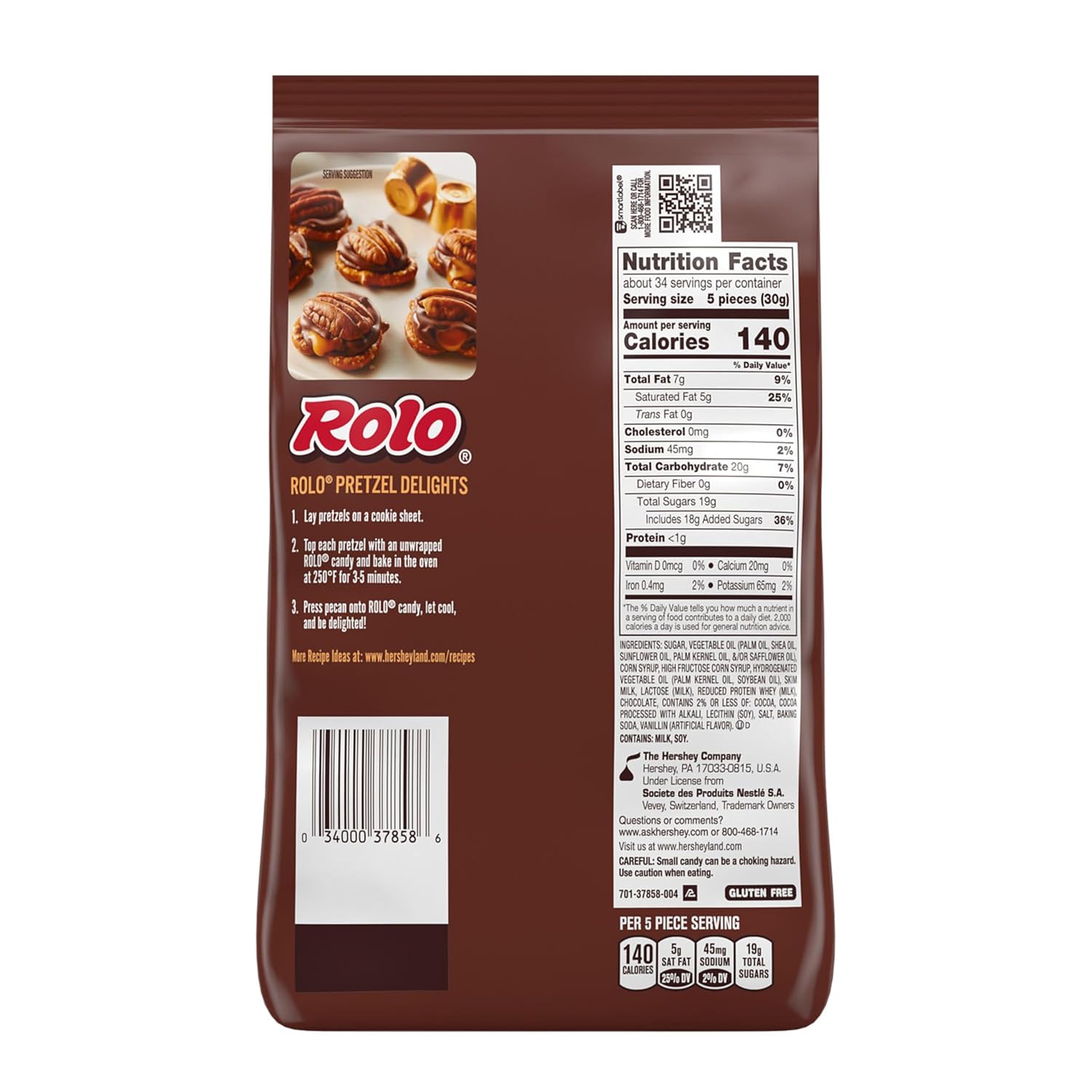 ROLO Rich Chocolate Caramels Candy Party Pack, 35.6 oz - Image 2