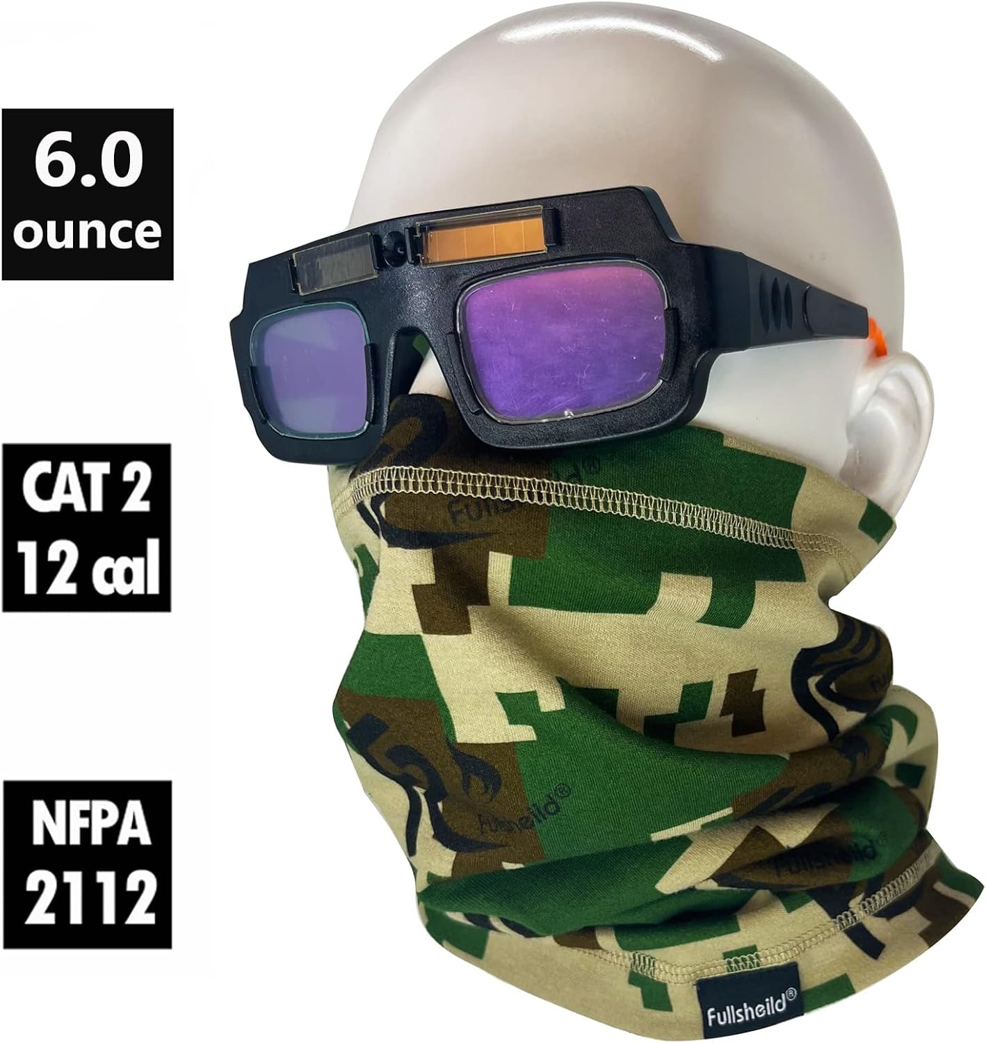 Fullsheild FR Flame Resistant Face Mask Full Cover Neck Gaiter Snood for Welding Hunting Army Military Working - Image 2
