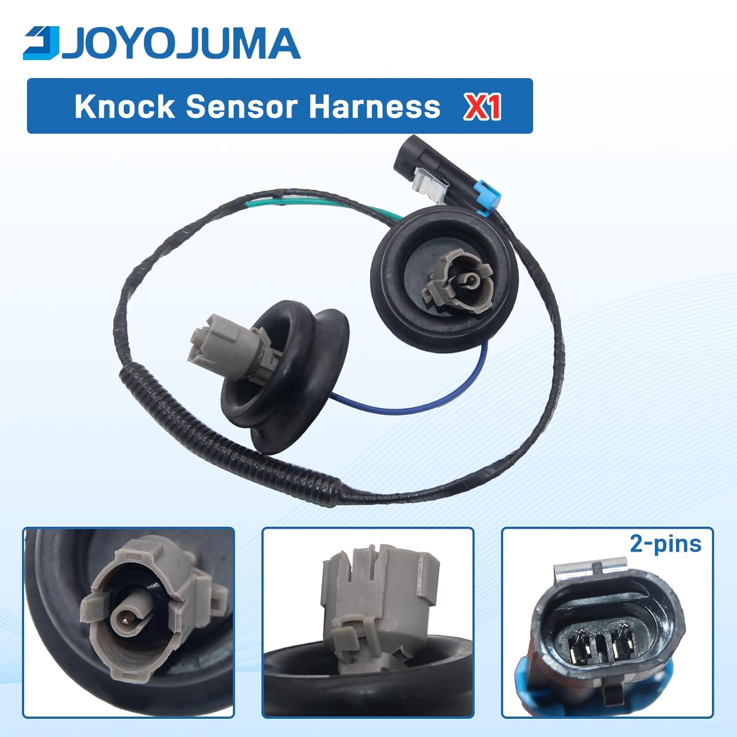 Knock Sensors Wiring Harness Kit for Chevy Suburban Silverado Avalanche Tahoe Camaro GMC Sierra Yukon, for Hummer & More GM Vehicles 5.3 4.8 6.0L 12601822 12589867 917-033 - Image 4