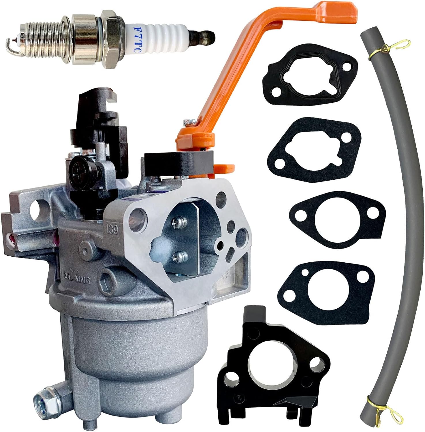 Ruixing OEM 0J58620157 Carburetor for Generac GP5500 GP6500 GP7500E GP5000 GP6000 GP6500E RS5500 GP7500 GP8000 GP8000E 8125W 389cc 420cc Portable Generator 0G8442A111 0G8442A112 0G8442D110 - Image 12