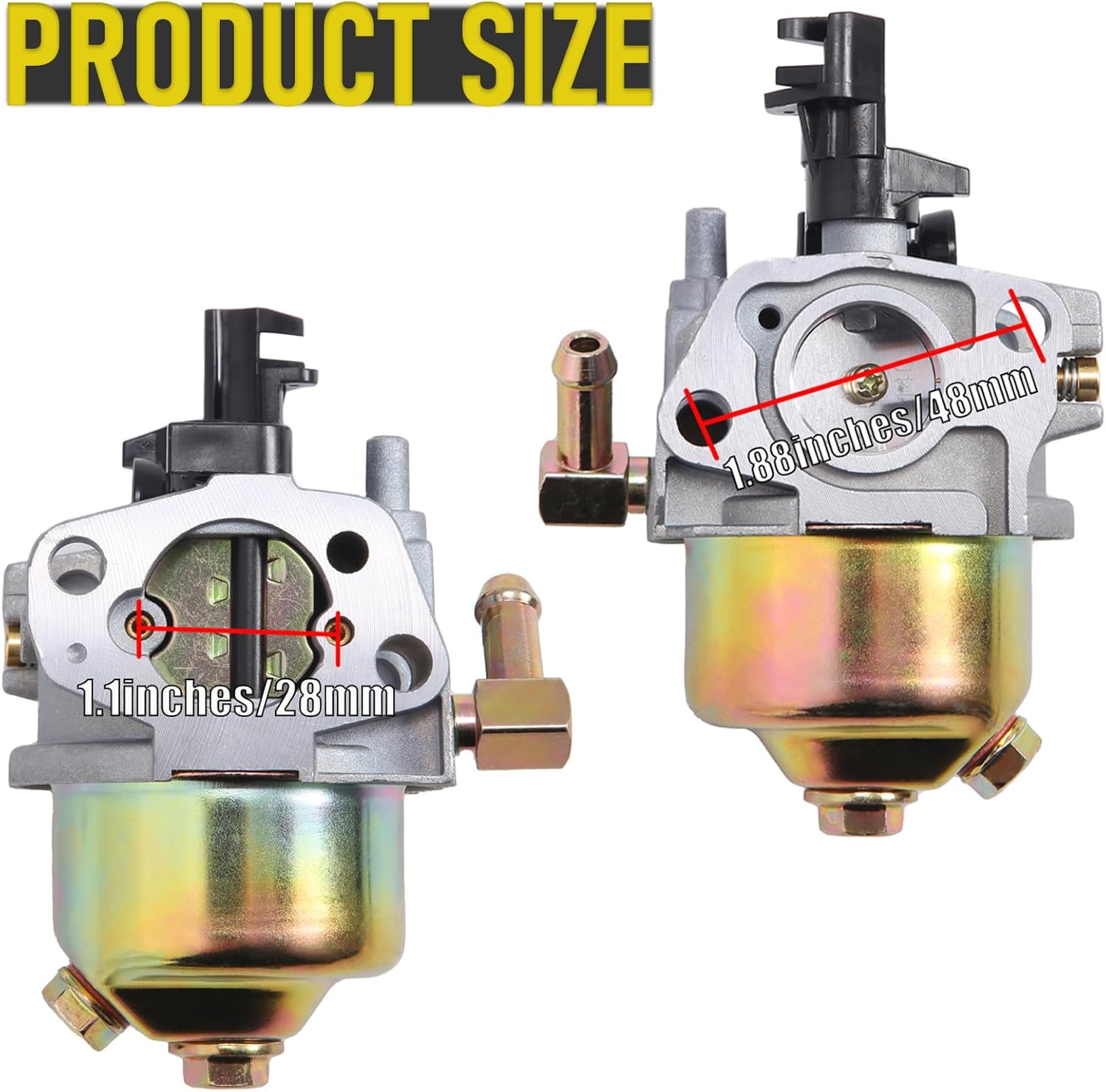 951-12785 Carburetor for Troy Bilt OHV 208CC 212CC Cub Cadet RT65 Troy Bilt Tiller 951-05021 Champion 46515 C46540 Generator Craftsman Rototiller Engine repalce 951-10797 951-12124 - Image 2
