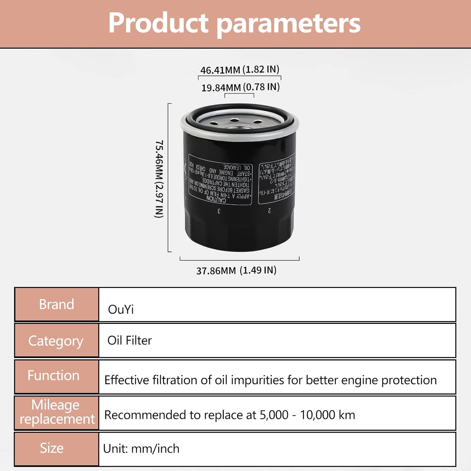 3pcs Oil Filter 2520799 3084963 Replacement for Polaris Sportsman 500 450 400 335;Ranger 400 500;Trail Boss 330;Trailblazer 330;Scrambler 500;Magnum 325 330 425 500; Xplorer 400 500; Xpedition 325 425 - Image 2