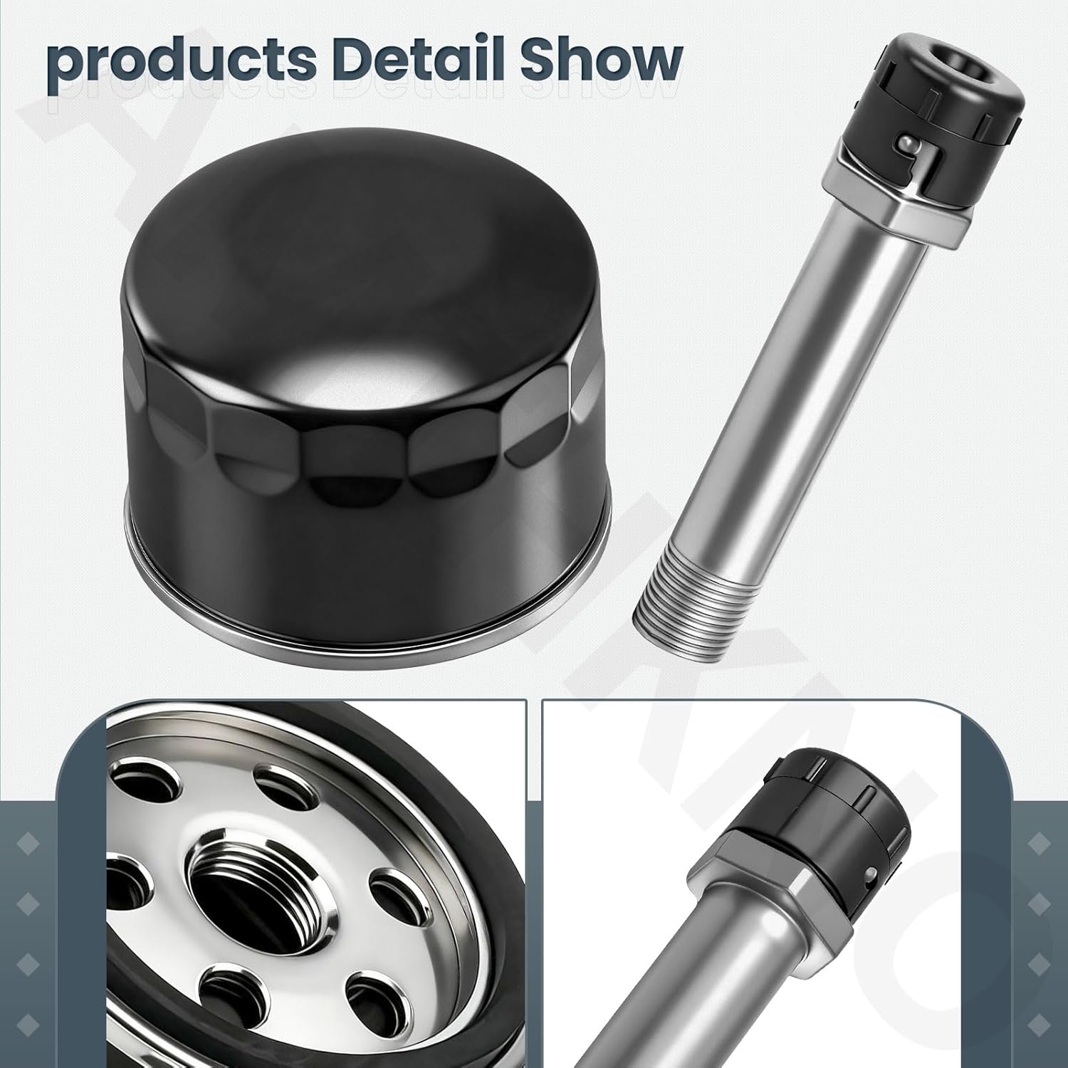 MIU13767B Easy Change Conversion Kit (AM125424 Oil Filter & AM131611 Drain Plug & MIU13767 Adapter Fitting) for John Dee-re Lawn/Garden Tractor E120, E130, E150, E160, E170, E180, X166R, Z335E etc - Image 5