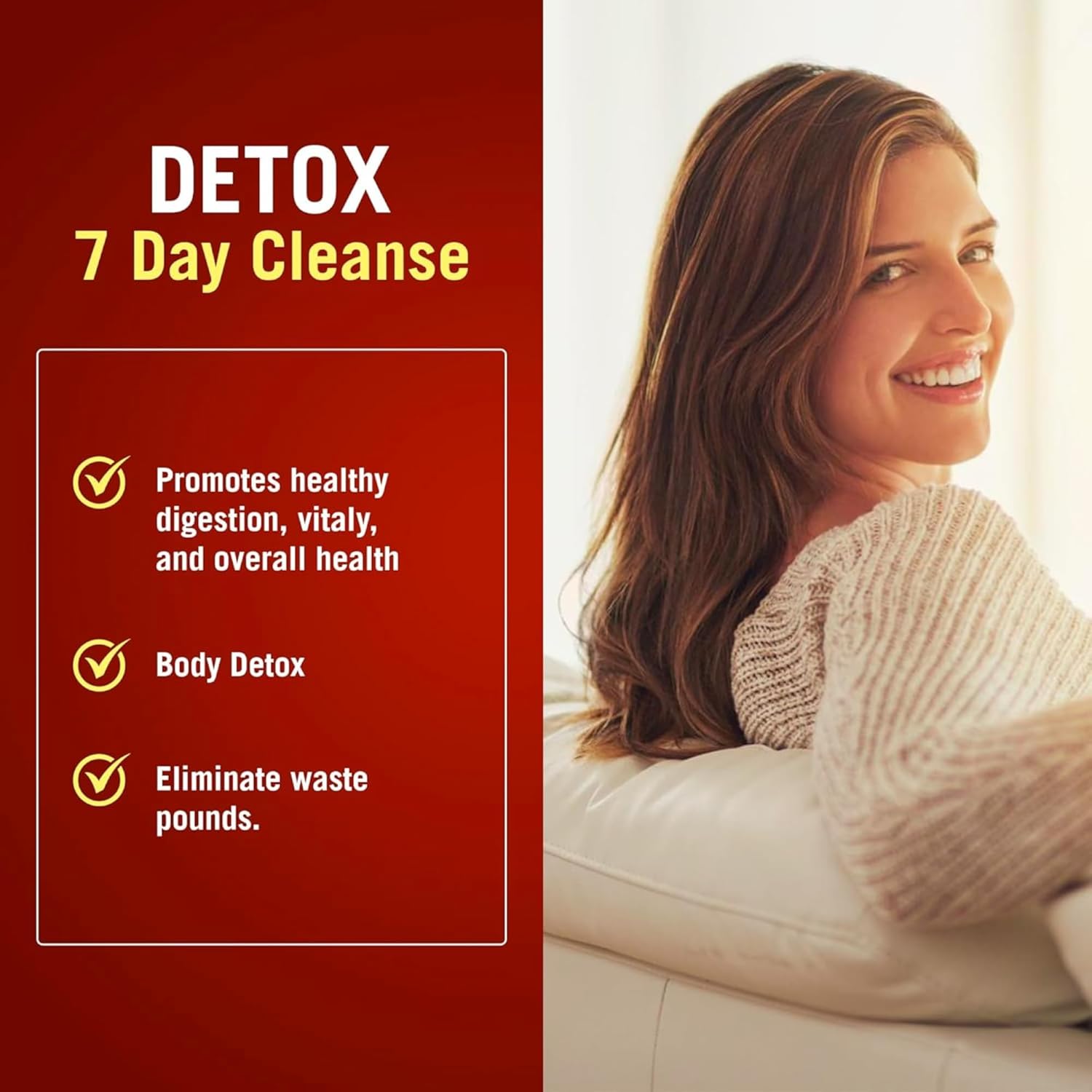 Century Systems The Cleaner Detox, Powerful 7-Day Complete Internal Cleansing Formula for Women, Support Digestive Health, 52 Vegetarian Capsules - Image 3