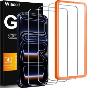 Wiaocit 3 Pack Tempered Glass Scree...