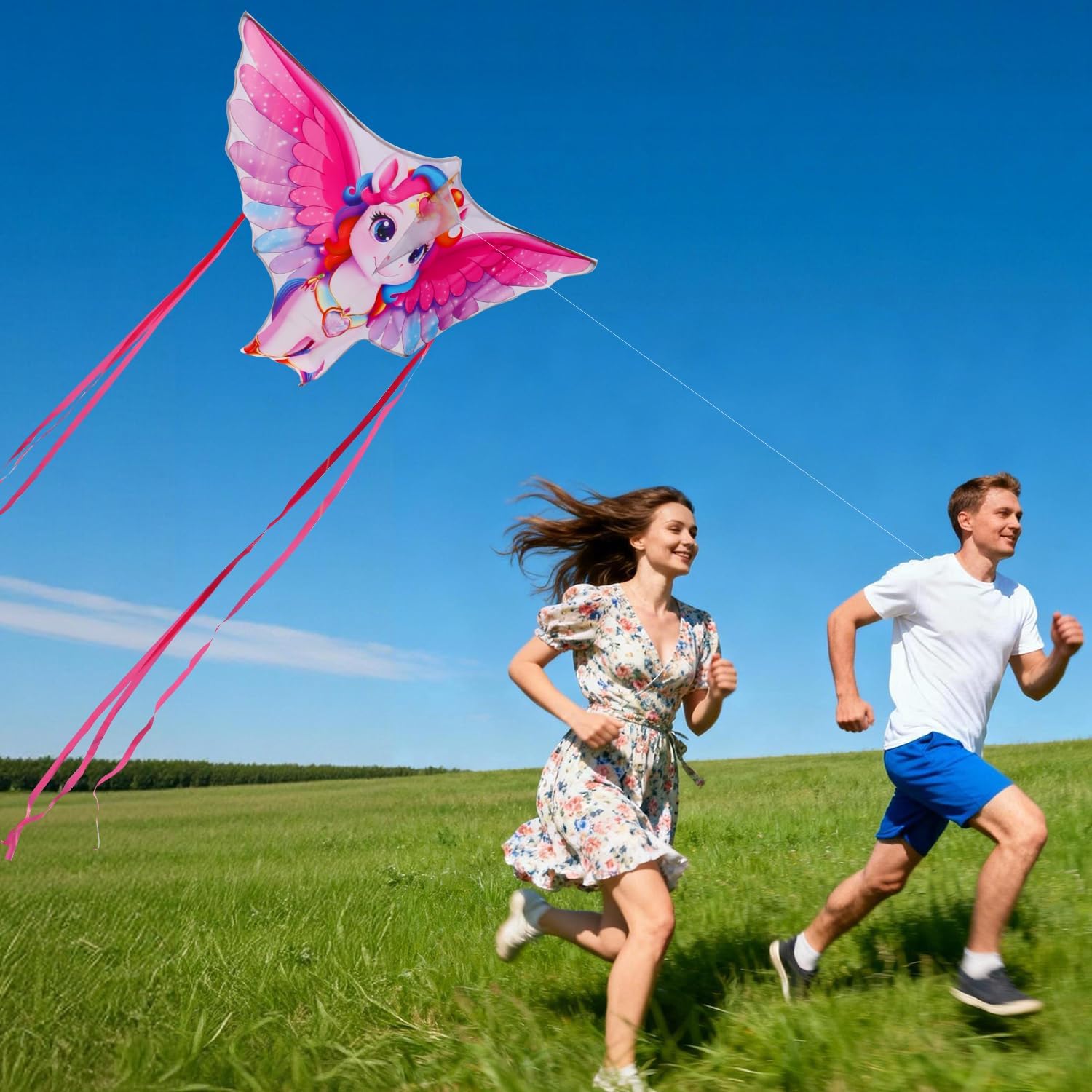 Butterfly Kites for Kids & Adults, Easy to Fly Design with Long Tail for Stability, for Kids Ages 4-8 & Beginners, Beach & Park Use | Family Outdoor Fun - Image 3