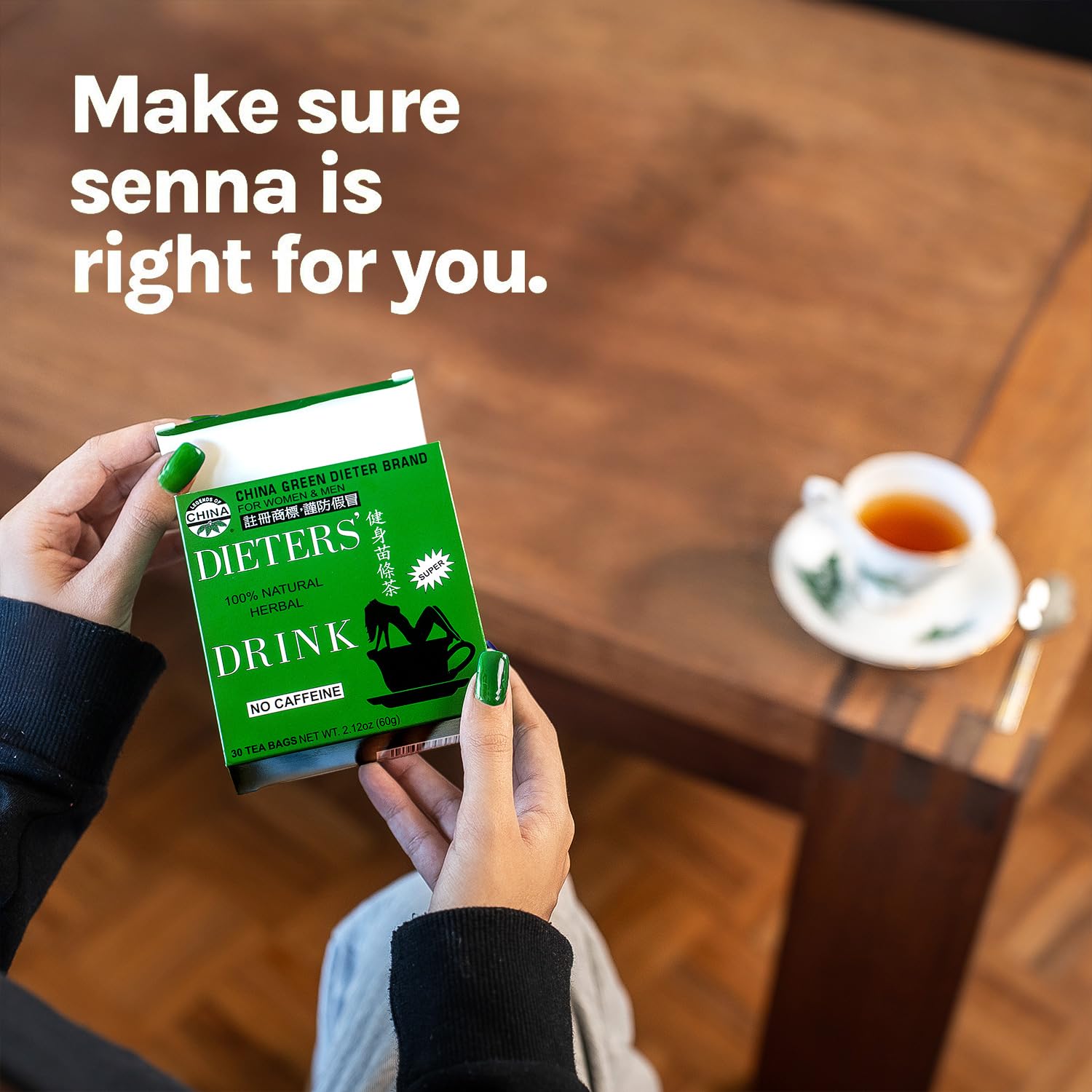 Uncle Lee's Tea Detox Tea with Senna Laxative, Constipation Relief for Adults, Supports A Healthy Weight, Caffeine-Free Herbal Tea Bags, 30 Count (Pack of 5) - Image 5