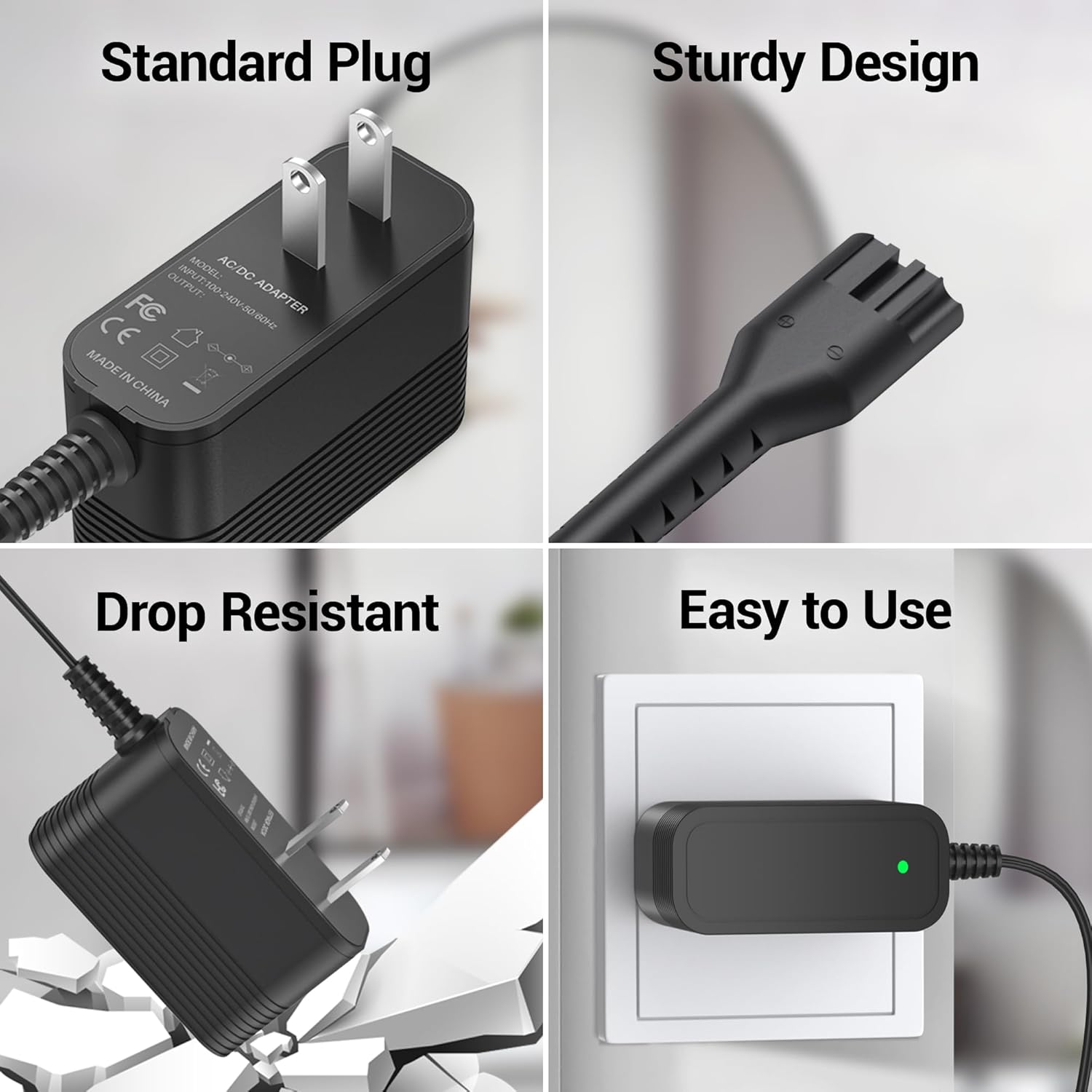 Charger for Wahl Magic Clip 8164/8591/8148/8504 Electric Cordless Clipper Trimmer, 1919 100 Year Hair Clipper, 5-Star Magic Clippers Cordless Trimmer - Image 5
