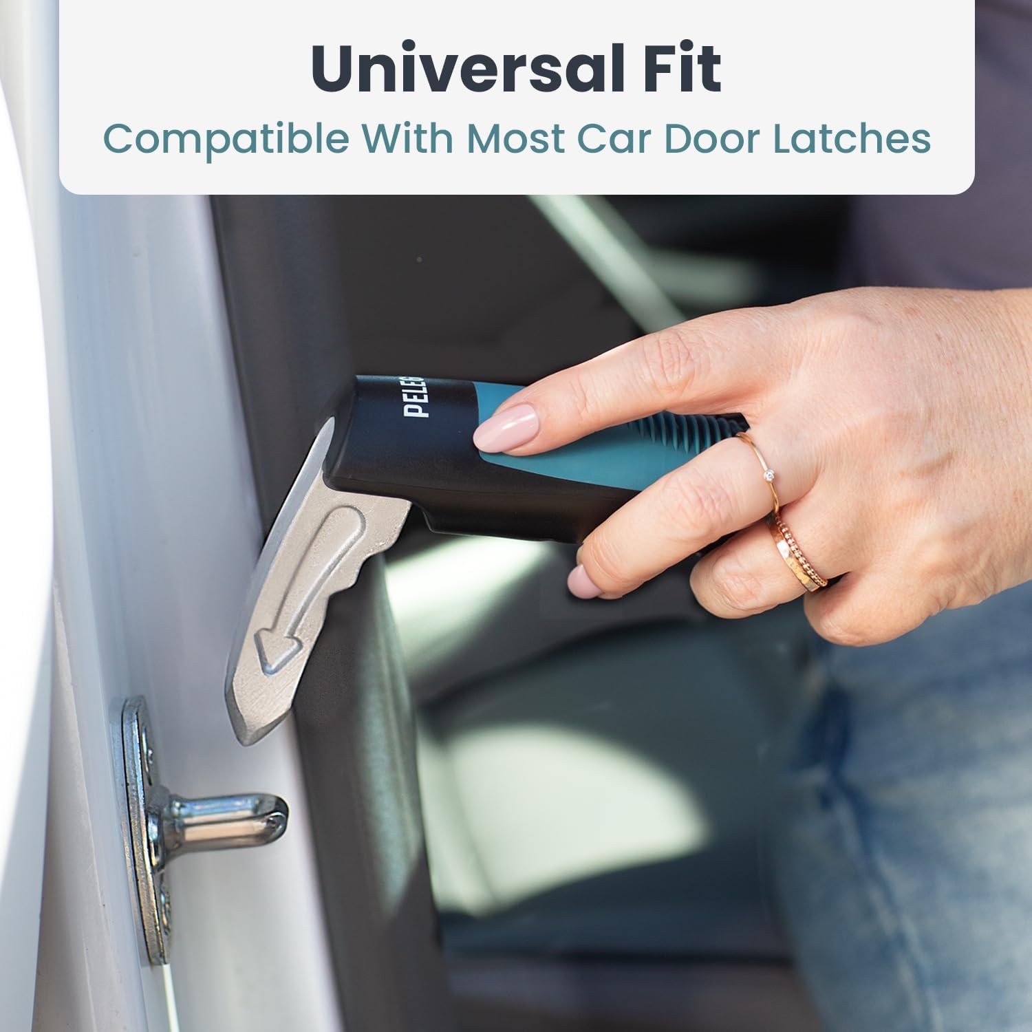 PELEGON Car Door Handle for Elderly (1 Pack) Car Cane Assist Handle with Anti-Slip Grip, Steel Hook for Secure Latch Fit, Supports Up to 300 lbs, Easy Tool-Free Use - Image 5