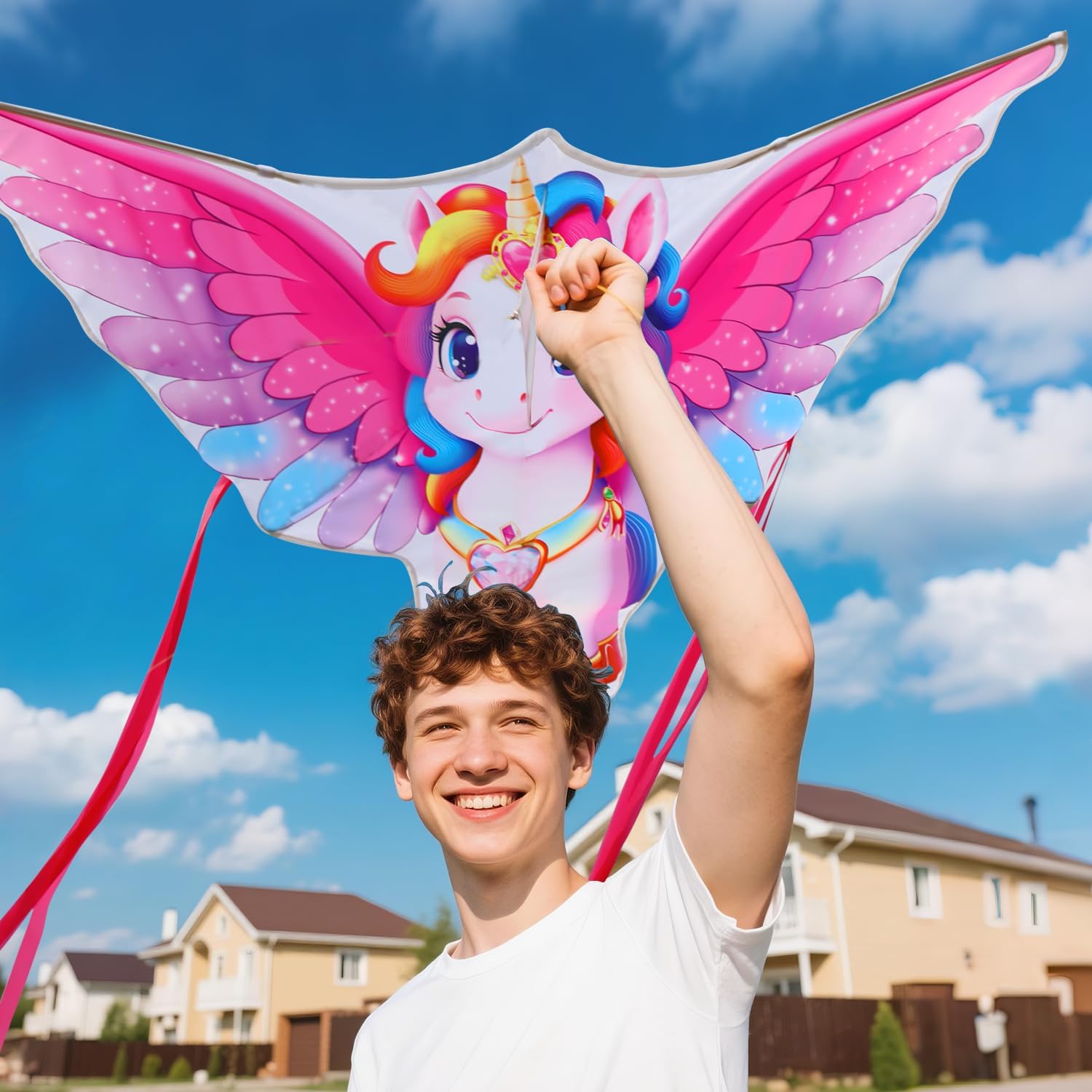 Butterfly Kites for Kids & Adults, Easy to Fly Design with Long Tail for Stability, for Kids Ages 4-8 & Beginners, Beach & Park Use | Family Outdoor Fun - Image 4