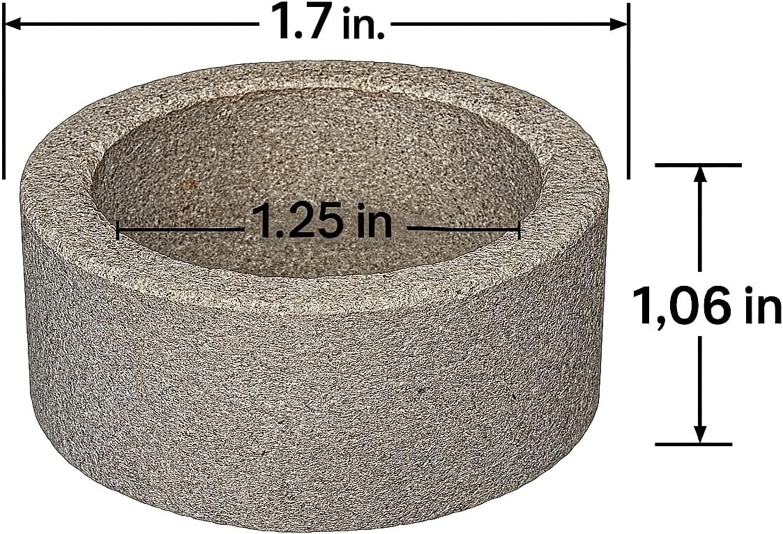 Awesome Aquatic Aquarium Plant Weights Ceramic Ring 6 Pack Non Lead Plants Anchor Pot Anti Floating Fix Live Plant Holder No Lead (6 Pack Rings) - Image 2