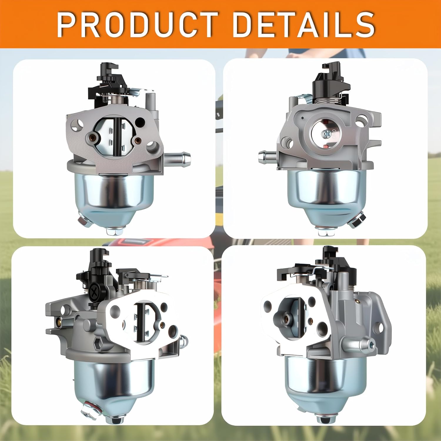 133-9900 Carburetor for Toro 20372 20373 20374 20381 20383 20384 22in Recycler TXP 159cc Lawn Mower - Replace Part Numbers 136-7907 127-9145 121-4181 - Image 3
