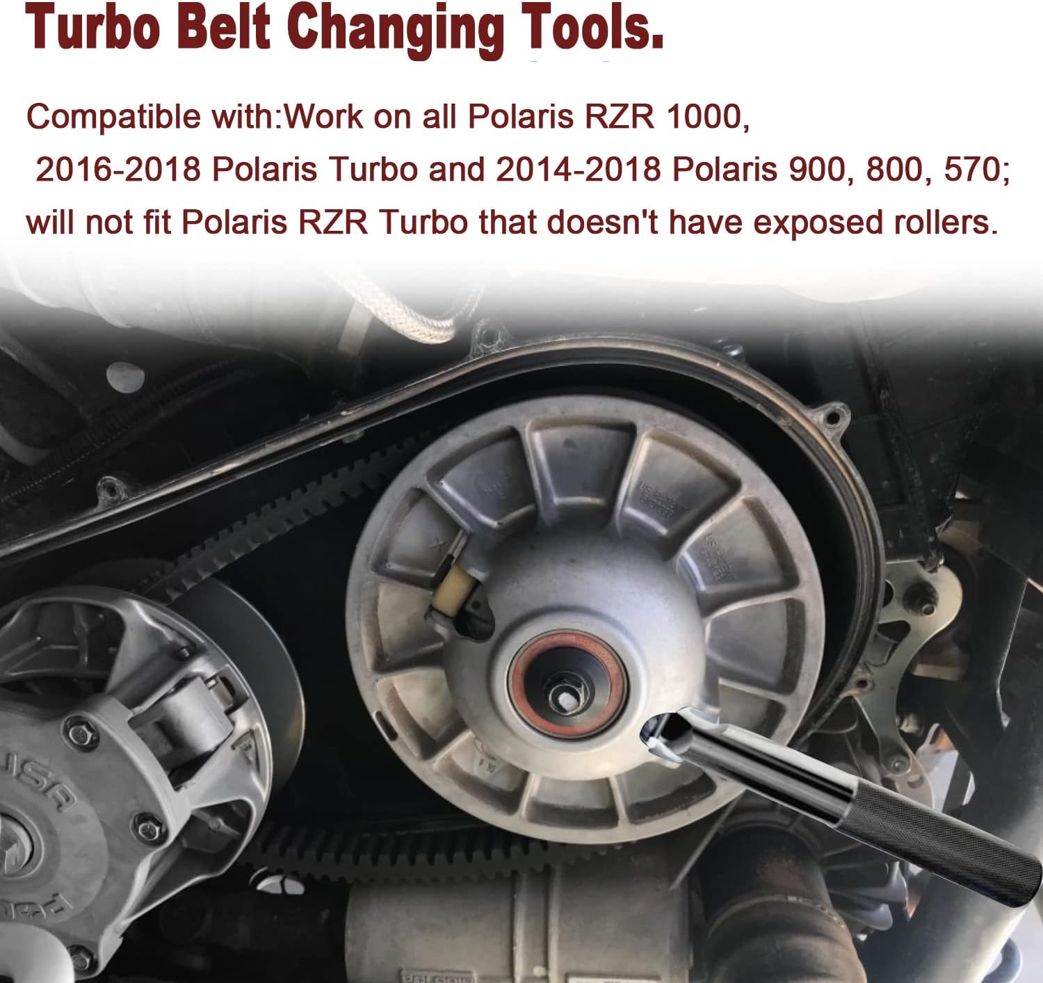 Belt Changing Tools Kit for Polaris RZR 1000 XP XP4 900 S - Image 2