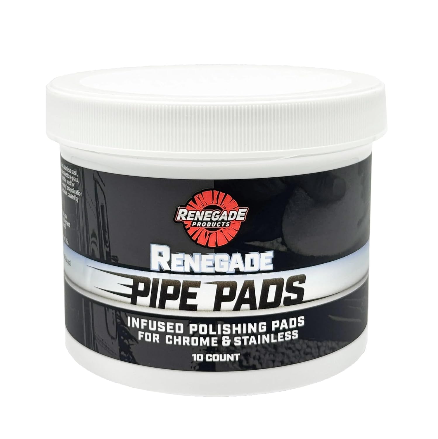 Renegade Products Pipe Dream Infused Polishing Pads – Chrome & Stainless Steel Polishing Pads for Pipes, Stacks, Exhausts, Wheels & Bumpers - Image 2