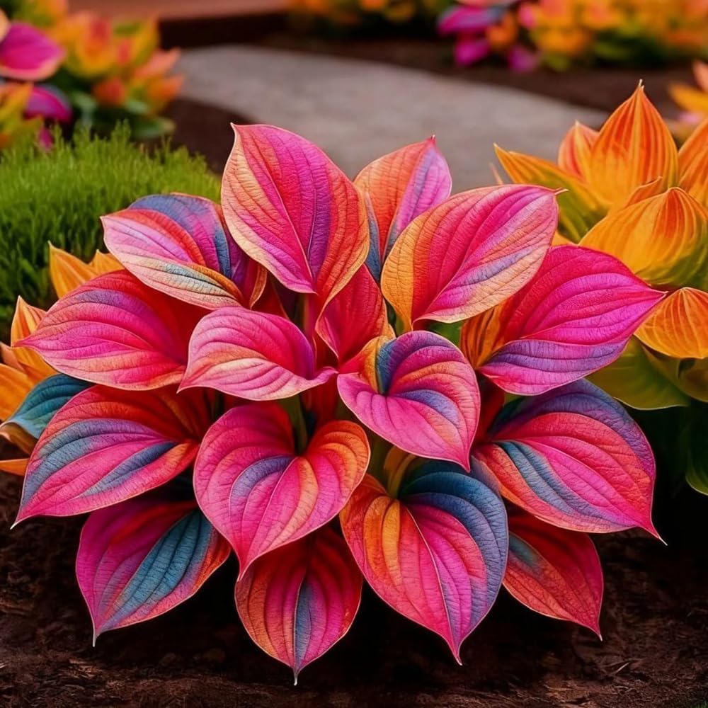 220+ Mixed Color Hosta Seeds for Planting - Hostas Seeds Rare Perennial, Flower Seed Beauties Easy to Grow Low Maintenance Heart Shaped Leaves Heart Hosta Plants for Outdoors Garden - Image 3