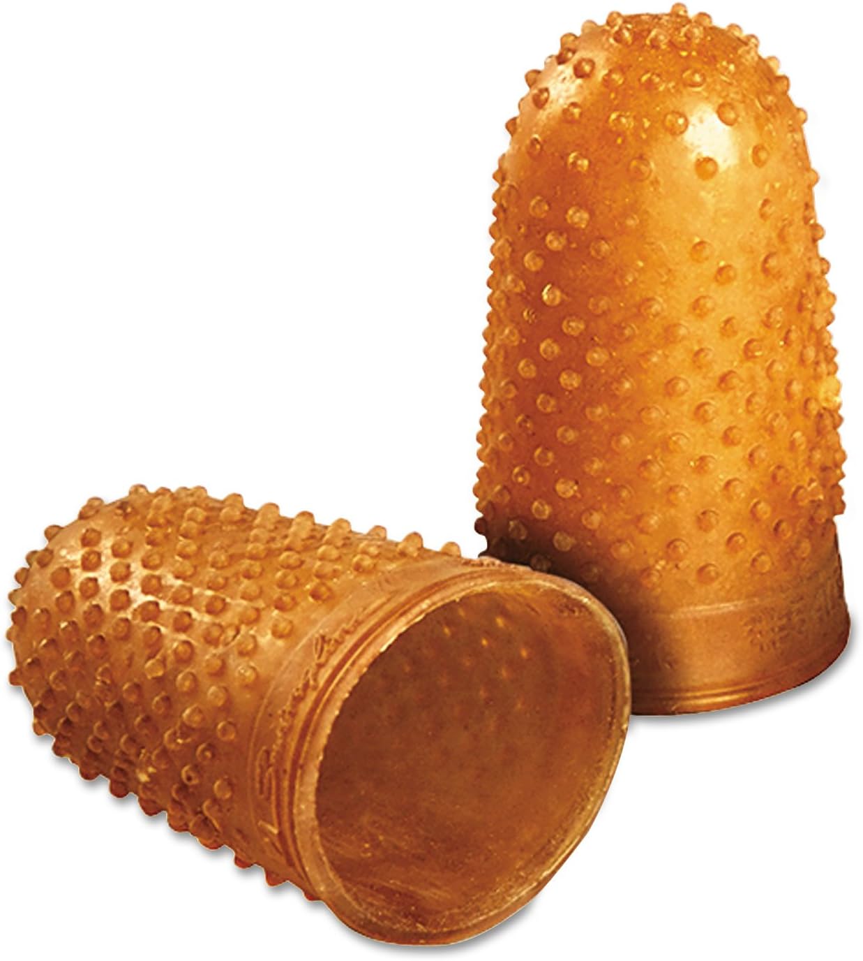 Swingline 54035 Rubber Finger Tips, Medium, 5/8-Inch Diameter, 12/BX, Amber - Image 2