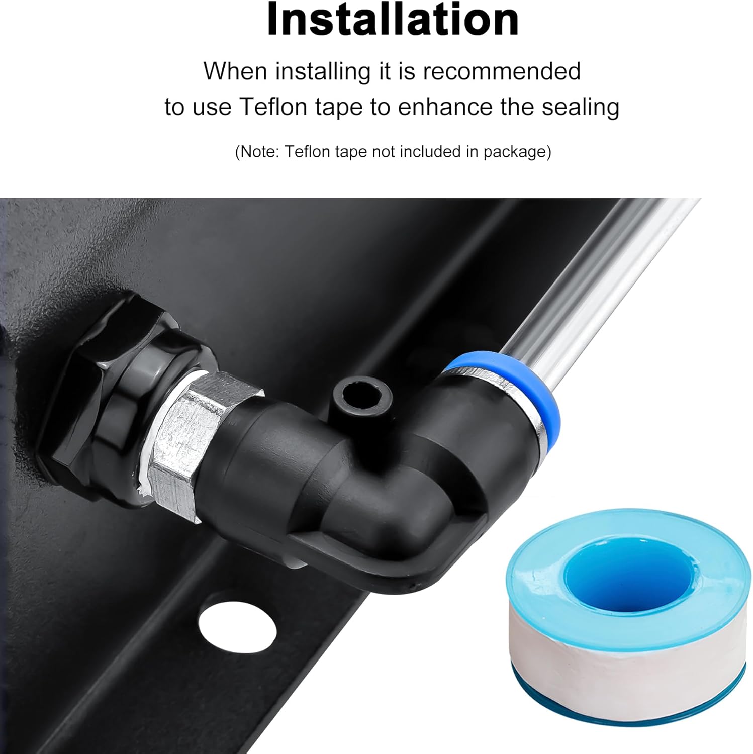 EVIL ENERGY Radiator Coolant Overflow Tank, Coolant Recovery Tank Aluminum 2L Black - Image 7