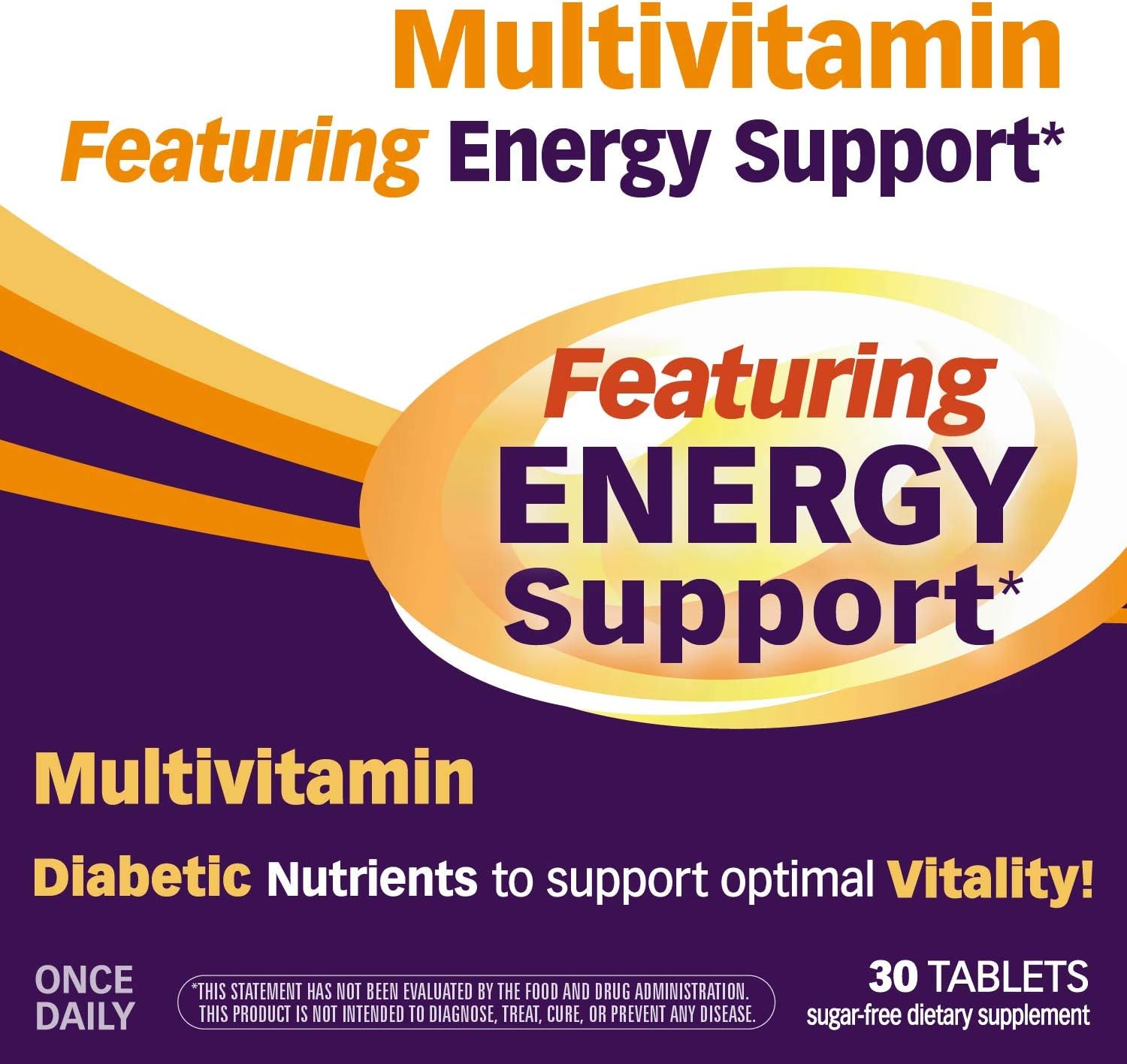 Nature's Way alpha betic, Diabetic Multivitamin for Daily Nutritional Support, with B-Vitamins for Energy Metabolism Support*, Alpha Lipoic Acid, Taurine, Lutein, 30 Tablets - Image 9