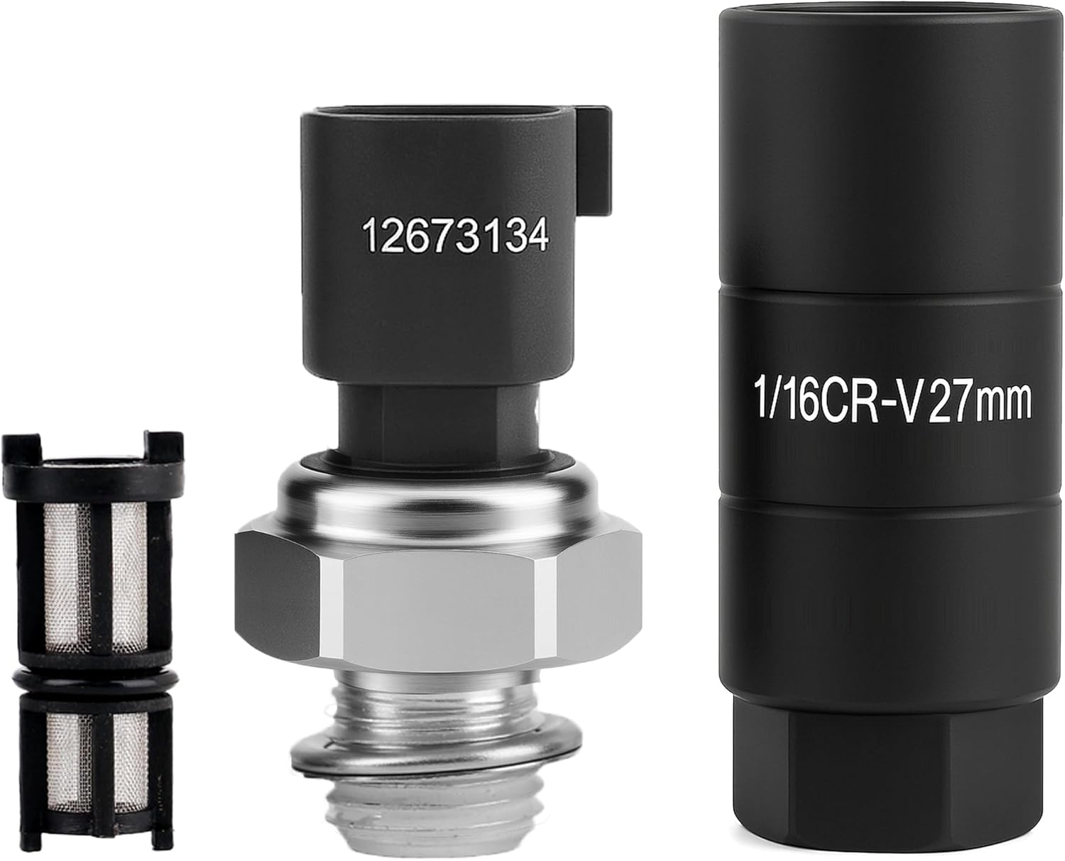 TLPS508 Oil Pressure Sensor with Socket for Chevy GMC Cadillac Silverado Tahoe Suburba Cruze Express Avalanche Camaro Caprice Colorado SS Equinox Canyon Envoy Savana Sierra Yukon Escalade CTS ESV EXT
