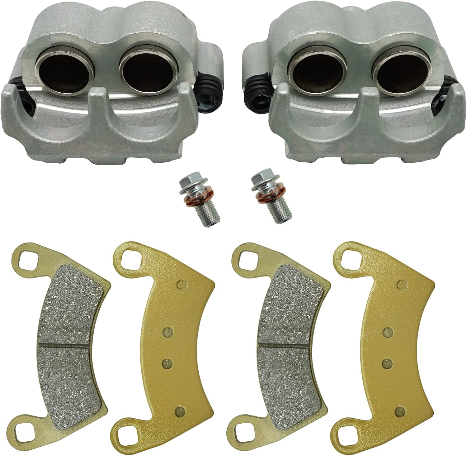 M MATI Rear Left Right Brake Caliper Pads for Polaris RZR 1000 XP, RZR Turbo, RZR RS1, RZR 900 4-Seater 1912141 1912142 1912478 1912479