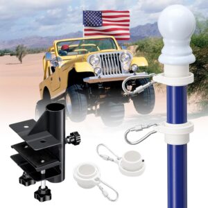 Truck Flag Pole with Mount for Truc...