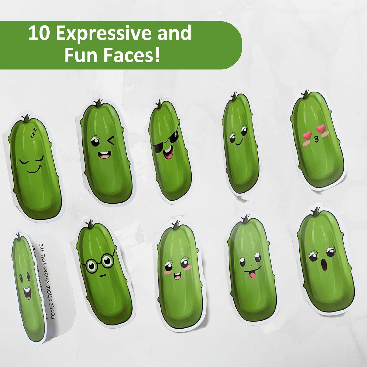 BBJ WRAPS Positive Pickle Affirmation Cards - Funny Mothers Day Gifts for Mom, Emotional Support, 50 Positive Affirmations Cards for Women, Pickle Gift, Inspirational Encouragement Jar - Image 3