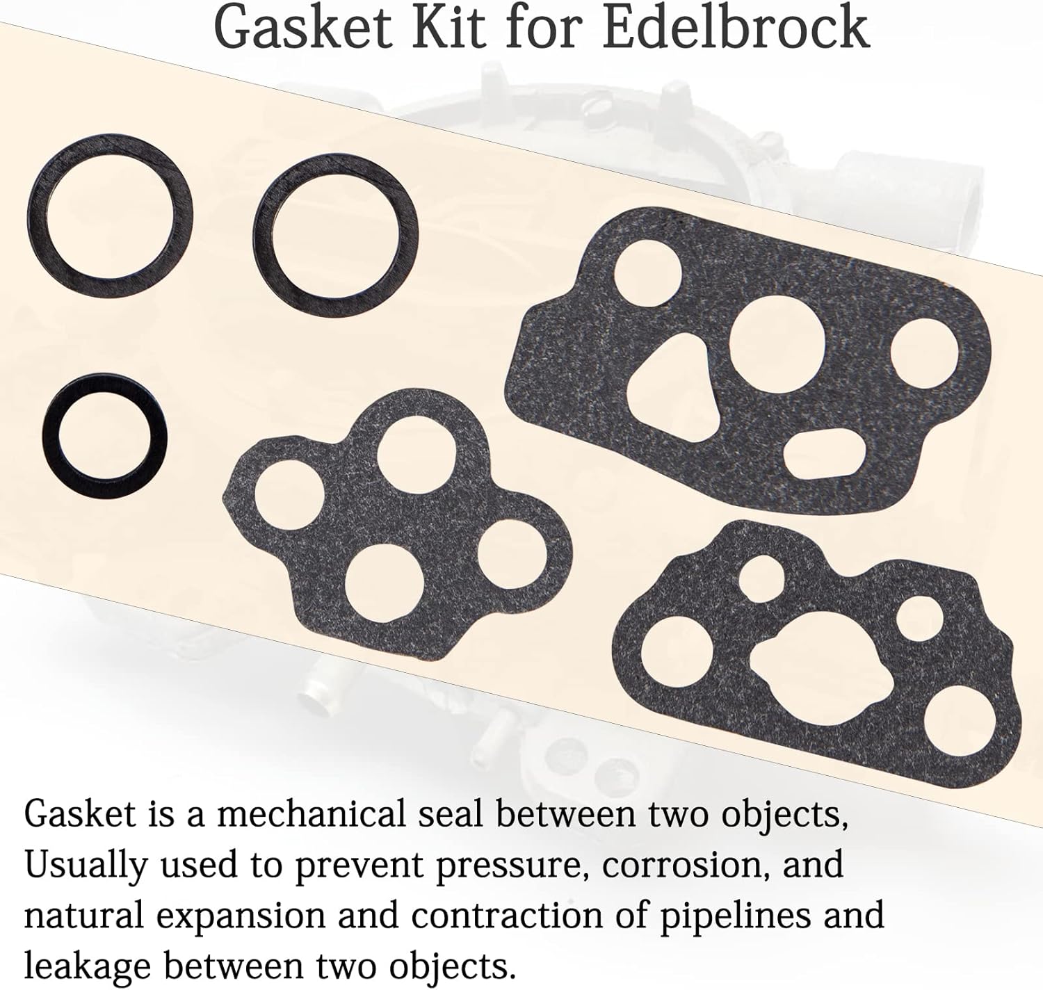 Carburetor Rebuild Kit Compatible with Edelbrock 1405 1406 1407 1408 1409 1410 1411, Carb Rebuild Kit for AFB 4 barrel 500 600 650 700 750 800 CFM Weber Marine # 809064 Carter 9000 series - Image 6