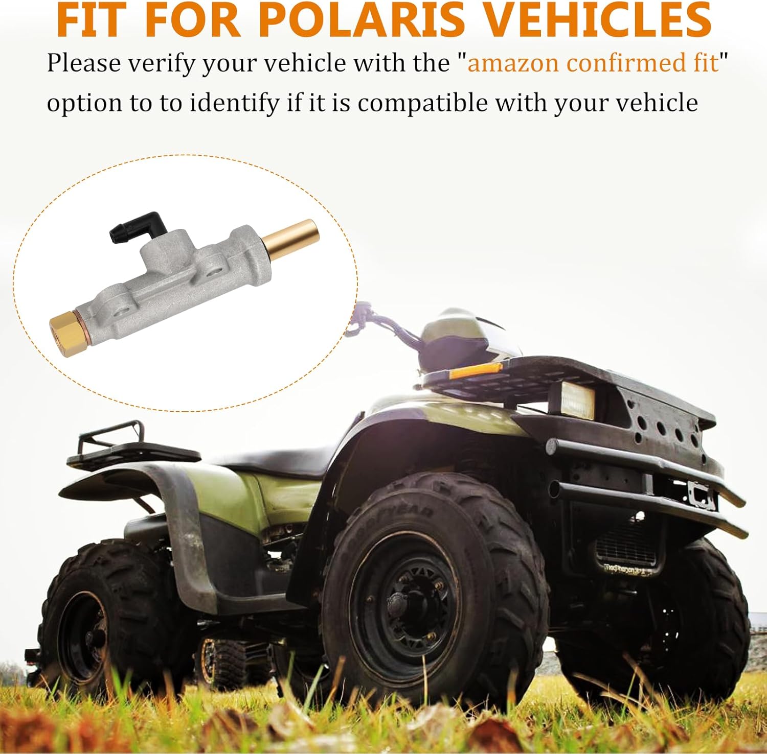 M MATI Rear Brake Master Cylinder for Polaris Sportsman 335 400 450 500 600 700 800 Scrambler 400 500 Diesel 455 Sport 400 Trail Blazer 250 Trail Boss 325 Worker 335 500 Xplorer 400 1910301 1910790 - Image 7