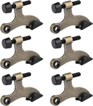 HOMOTEK 6 Pack Hinge Pin Antique Br...