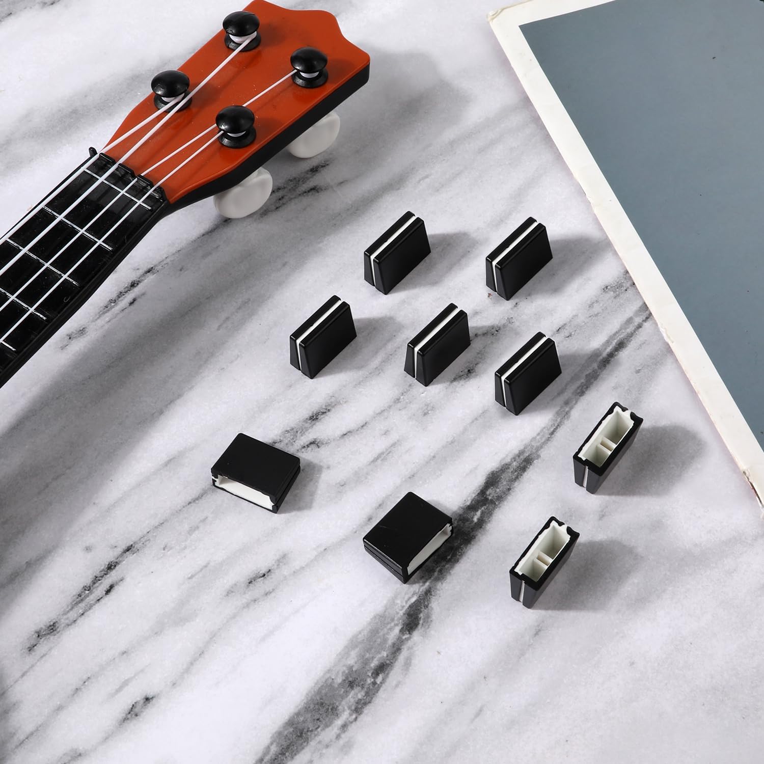 10pcs Fader Caps, Fader Caps Mixer Slider Fader Knobs for Pioneer DJM350, 400, 500, 700, 750, 800, 850, 900NEXUS, 900SRT, 900NXS2, 2000, 2000nexus Easy to Install (Black) - Image 3