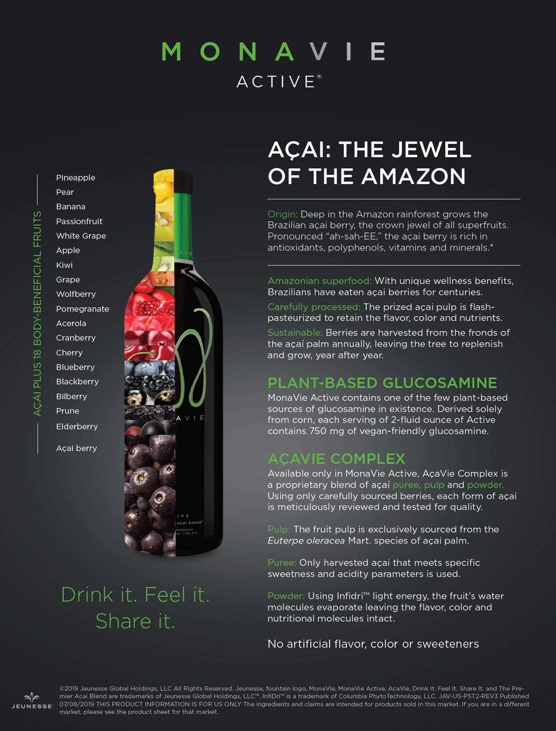 Monavie Active, 1 Case | 4 Bottles, 25.3oz Each - Image 4