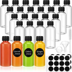 16 Pack 2 oz Shot Bottles with Caps...