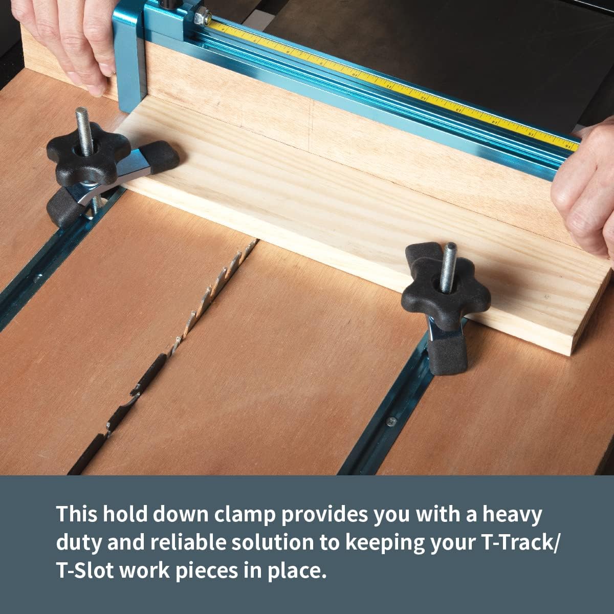 POWERTEC 71082 T-Track Mini Hold-Down Clamp, 3-5/8" L x 3/4" W - Image 6