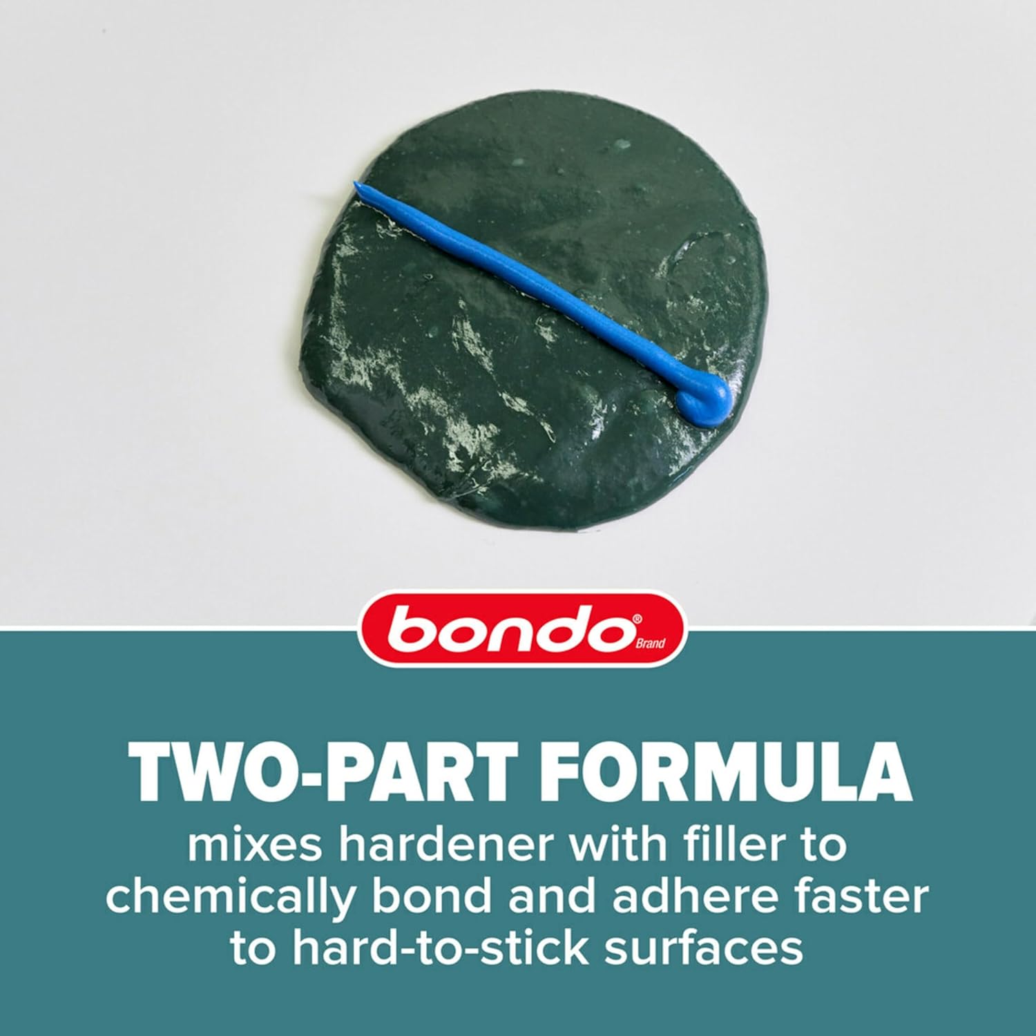 3M Bondo Short Strand Fiberglass Reinforced Filler 1.37 LB (621 g) with Bondo Cream Hardener 0.5 oz (14g), Repair Holes Up To 0.5 IN, Waterproof (SS-PT-ES) - Image 13