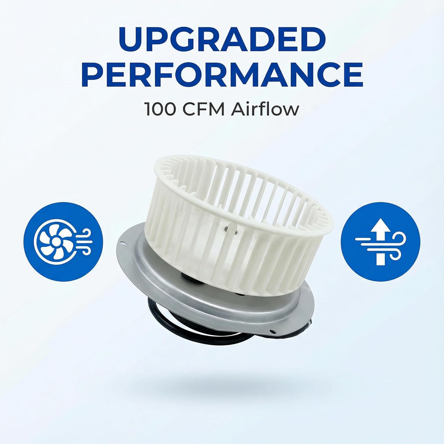 Compatible with Nutone QT80 QT-80 QT-80-N-B Series,Bathroom Fan Motor,Replaces 0695B000 S0695B000 JAC118 JA2B089N JA2C118H Motor Assembly,1400 RPM,110CFM - Image 6